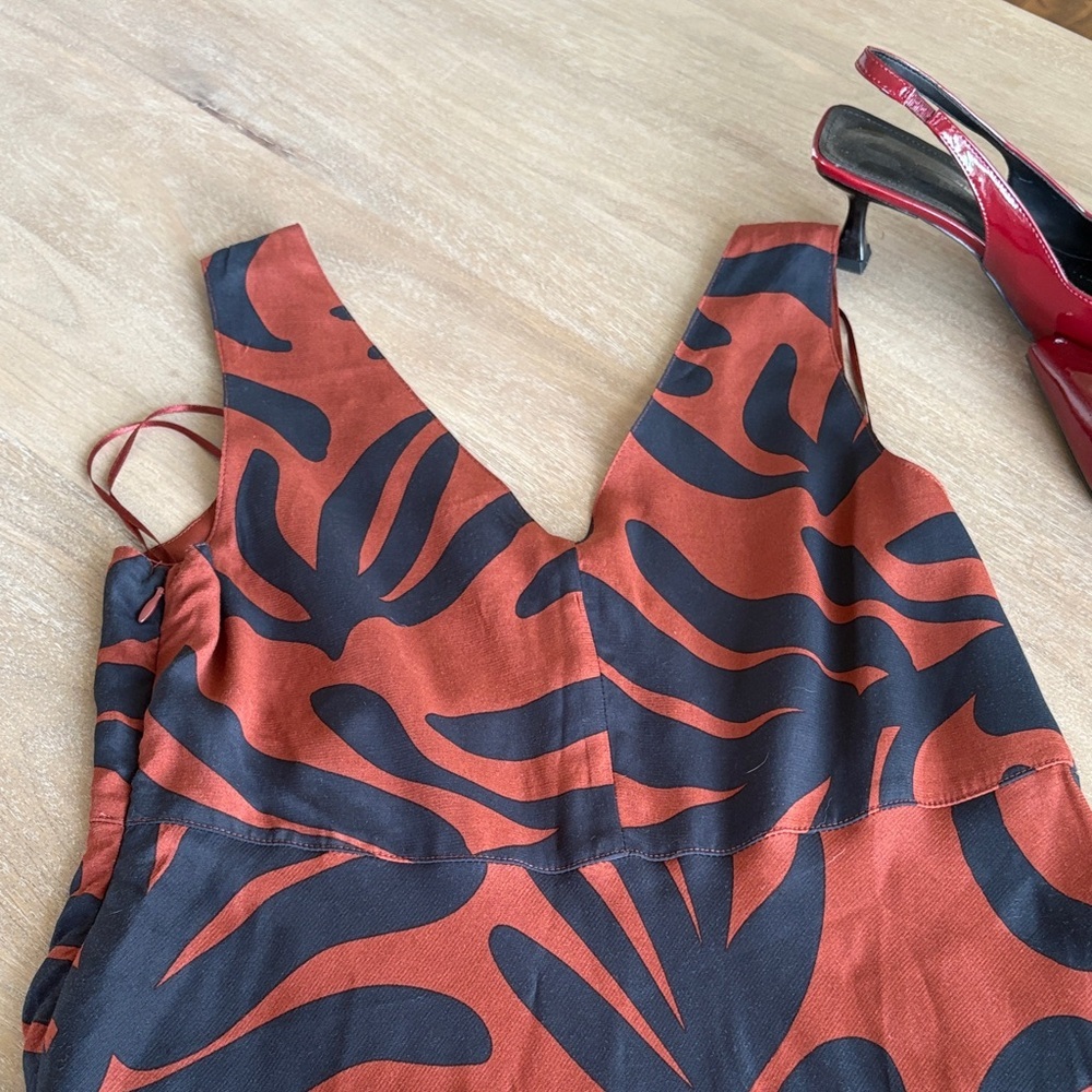 Hawaiian print Maxi Dress - Picture 4 of 7